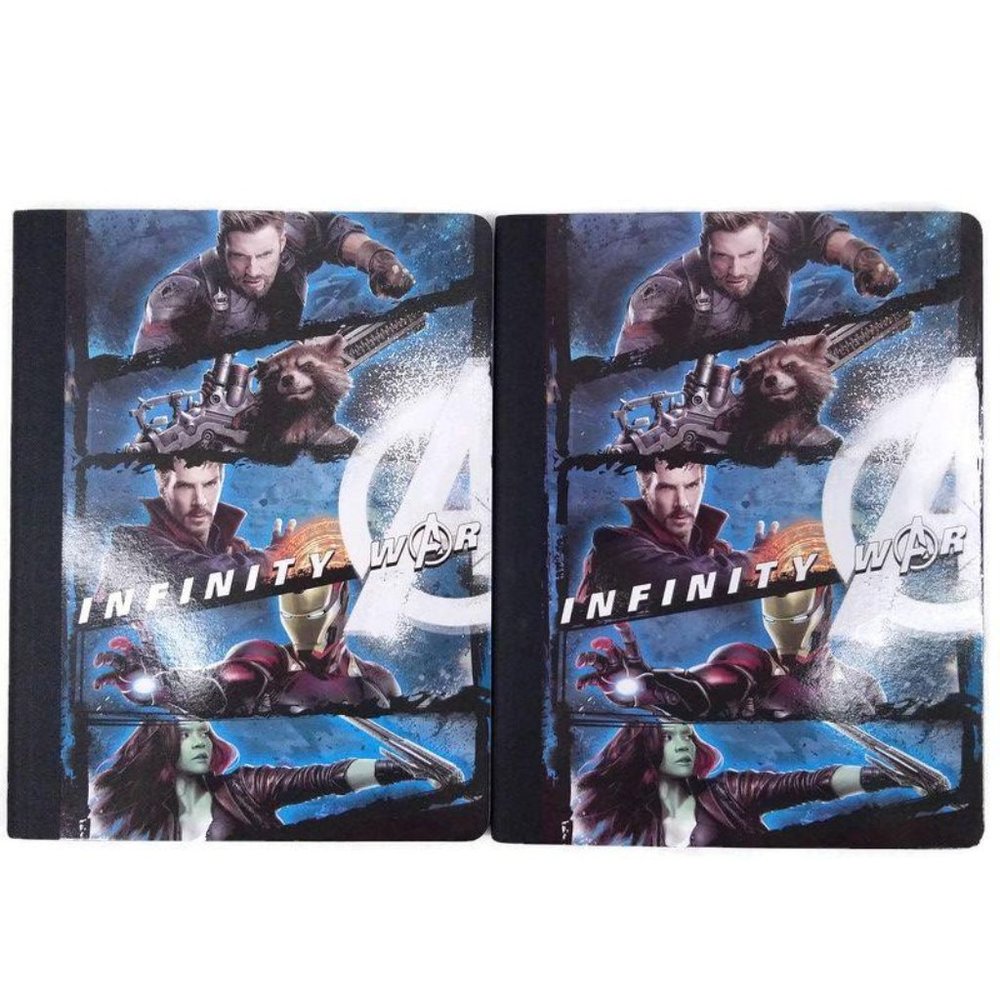 Marvel Infinity War Avengers Notebooks Lot of 2